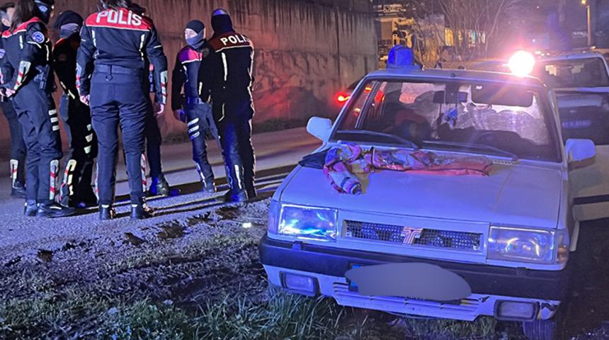 Dur ihtarına uymayan sürücü tüfekle birini vurdu!