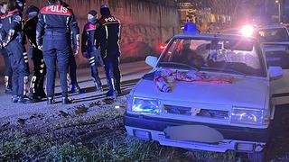 Dur ihtarına uymayan sürücü tüfekle birini vurdu!