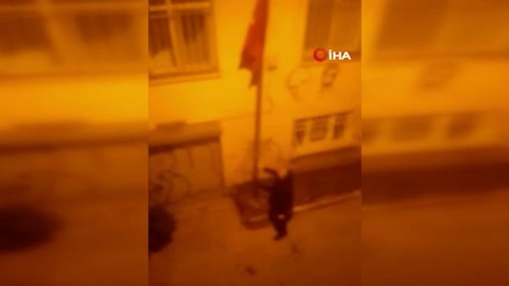 "Sen kurban olasın o bayrağa" İstanbul'da Türk bayrağını indirme tartışması! O şahıs ifadesinde bakın ne demiş G5