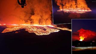 İzlanda'da yanardağ patladı: Ortalık mahşer yerine döndü!