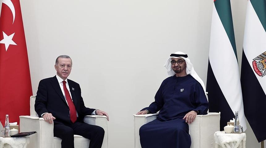 Cumhurbaşkanı Erdoğan, Al Nahyan ile telefonda görüştü