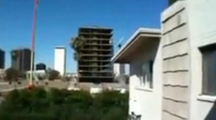 7'lik deprem saniye saniye g&ouml;r&uuml;nt&uuml;lendi