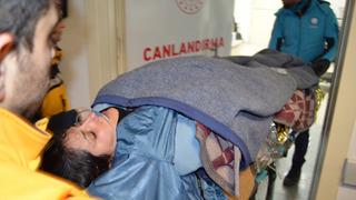 Aksaray'da mahsur kalan dağcı, helikopterle kurtarıldı!