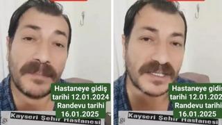 Şehir Hastanesi'nde 1 yıl 4 gün sonraya randevu! Görünce inanamadı, sosyal medyada isyan etti