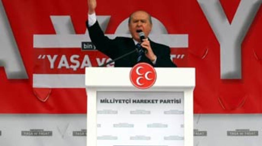Bah&ccedil;eli: Bizi 36'ya b&ouml;lmeye &ccedil;abaladın