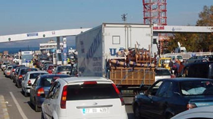 TEM'de trafik durma noktasında