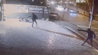 İş yerine böyle kurşun yağdırdılar! Silahlı saldırı anları kamerada