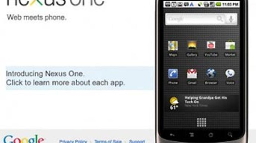 Google'ın telefonu sahneye &ccedil;ıkıyor