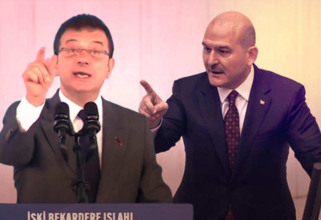 İmamoğlu'ndan S&uuml;leyman Soylu taklidi! 'O zaman k&uuml;rs&uuml;leri devirecekti' dedi b&ouml;yle y&uuml;klendi: "Şimdi pısırık pısırık cevaplar g&ouml;nderiyorsunuz"