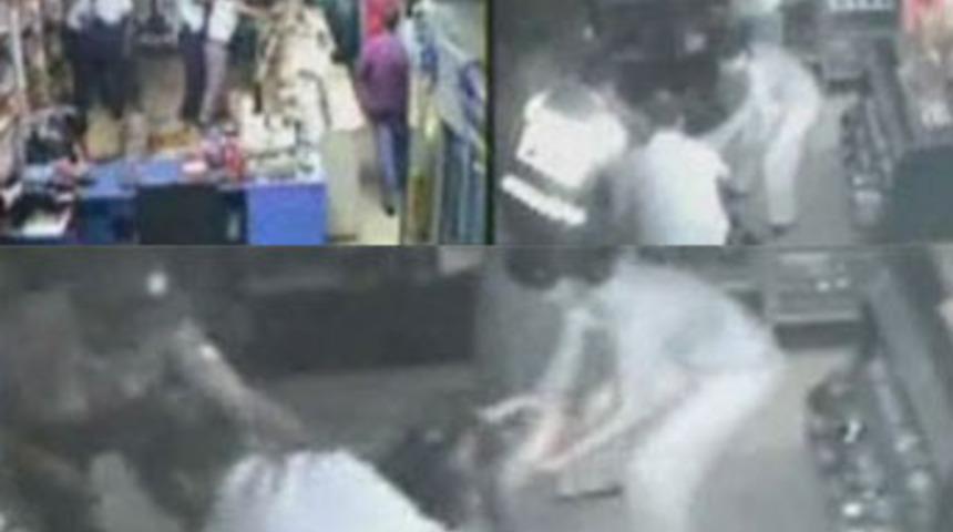 Polis dehşeti kamerada