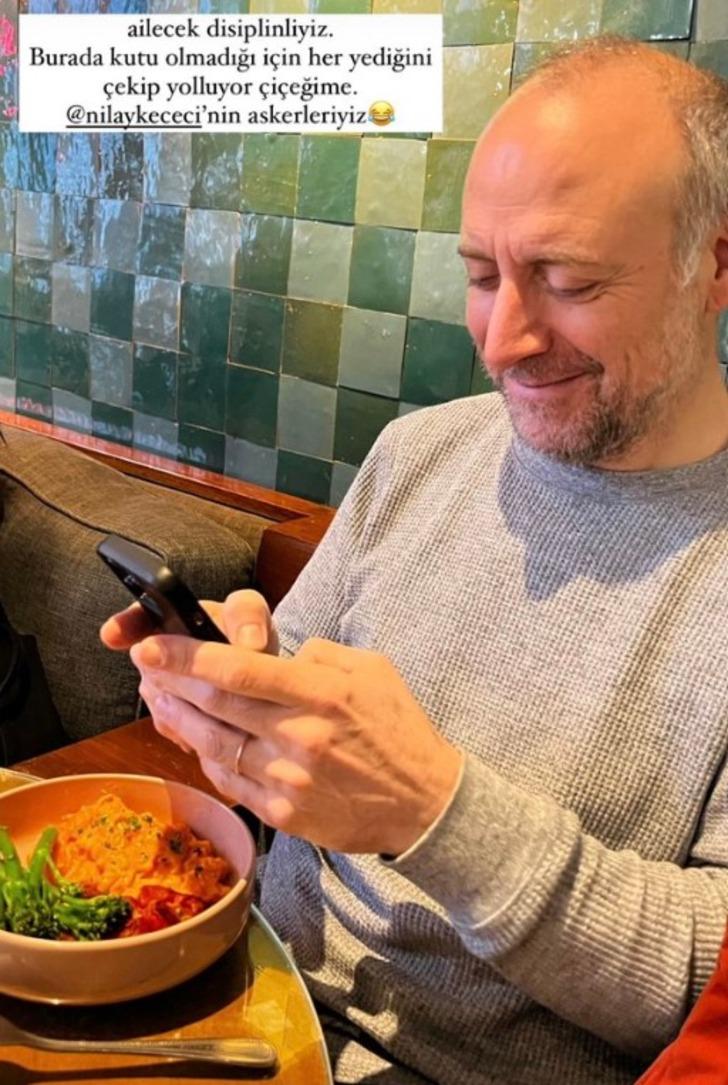 Bergüzar Korel kocası Halit Ergenç'in bir öğününü paylaştı! Zayıflığı dikkat çekti  G3