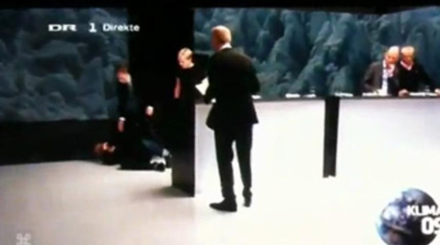 Canlı yayında kalp krizi