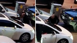 Ayrılmak isteyen sevgilisine sokak ortasında saldırdı! Dehşet anları kamerada