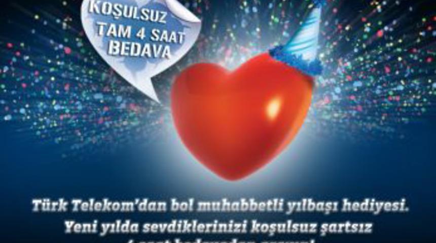 Tam 4 saat bedava konuşma