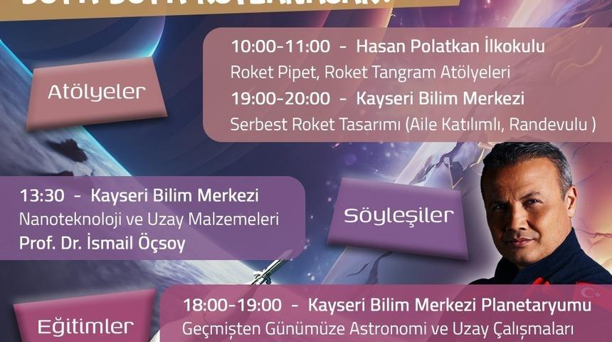 Büyükkılıç: "Uzaya ilk yolculuk, Kayseri Bilim Merkezi’nde heyecanla kutlanacak"