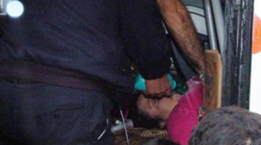 Yolcu otob&uuml;s&uuml;nde dehşet