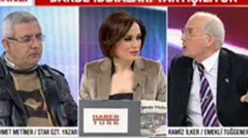 Paşa &ouml;yle bağırdı ki spiker şok oldu