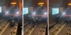 Metroda intihar girişimi: Kendini raylara attı! 'Ben ölmek istiyorum'
