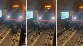 Metroda intihar girişimi: Kendini raylara attı! 'Ben ölmek istiyorum'