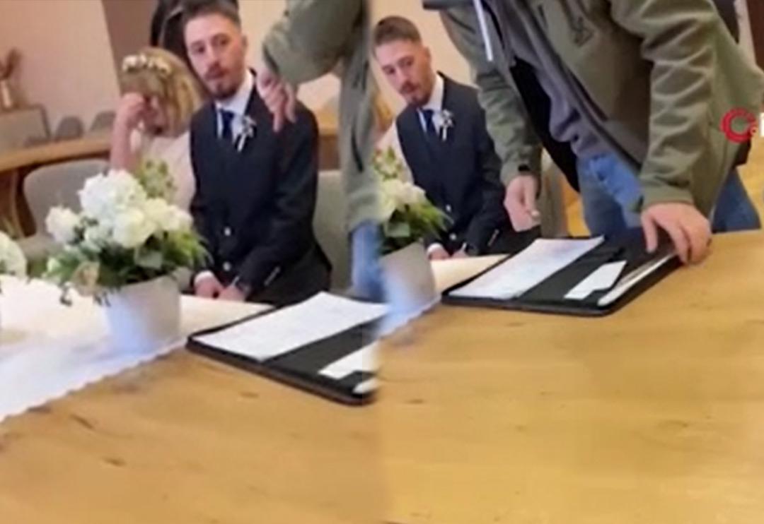Yer: Avusturya! B&ouml;ylesi ilk kez oldu: T&uuml;rk vatandaşı nikah masasındayken sınır dışı edildi, gelin g&ouml;zyaşlarına boğuldu