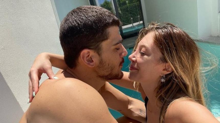 Survivor hasreti bitti! Yasmin Erbil sevgilisi Yiğit Poyraz ile aşka geldi! Öpmelere doyamadı