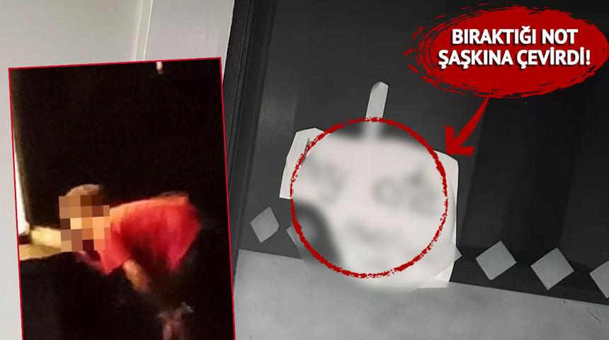 Sapık röntgenci, anne ve çocuklarını böyle izledi ve not bıraktı! "Derhal kapını kilitle"