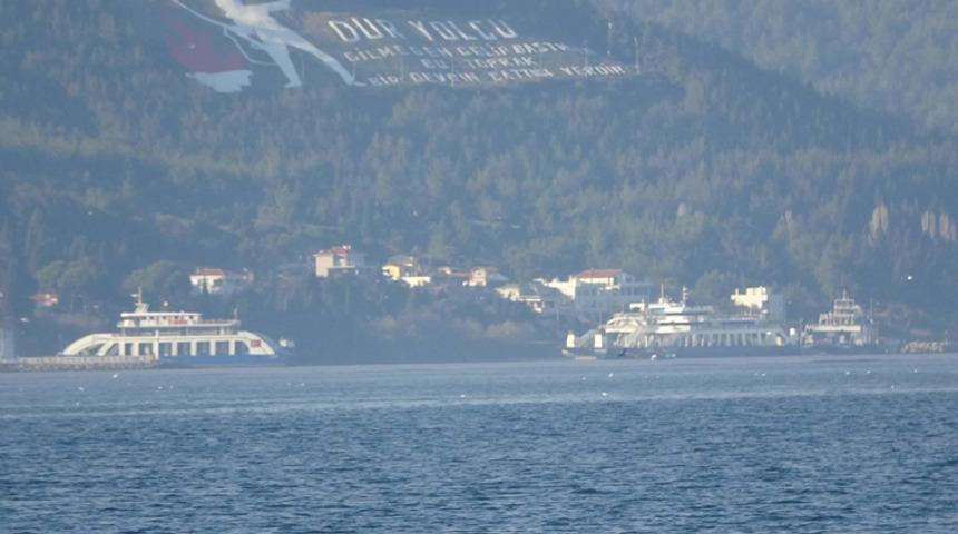 Bozcaada ve Gökçeada'ya yarınki feribot seferleri iptal edildi!