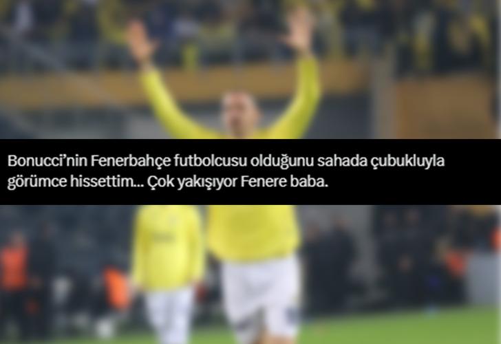 Bonucci Adanaspor karşısında Fenerbahçeli taraftarları adeta mest etti! Sosyal medya yıkılıyor G1