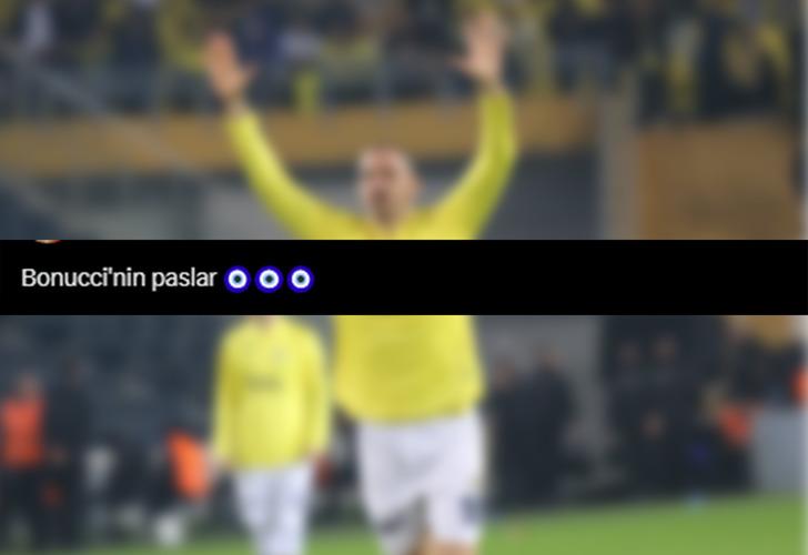 Bonucci Adanaspor karşısında Fenerbahçeli taraftarları adeta mest etti! Sosyal medya yıkılıyor G2