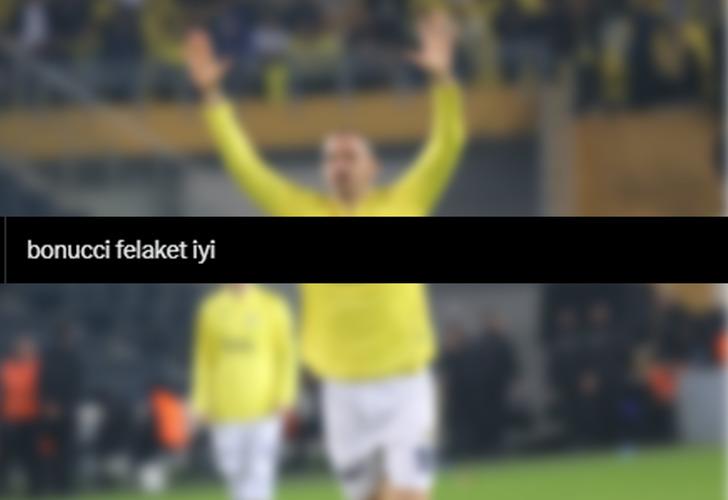 Bonucci Adanaspor karşısında Fenerbahçeli taraftarları adeta mest etti! Sosyal medya yıkılıyor G5