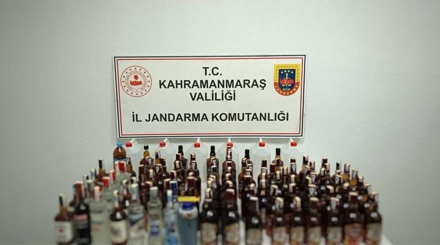 Kahramanmaraş’ta sahte içki operasyonuna 1 gözaltı