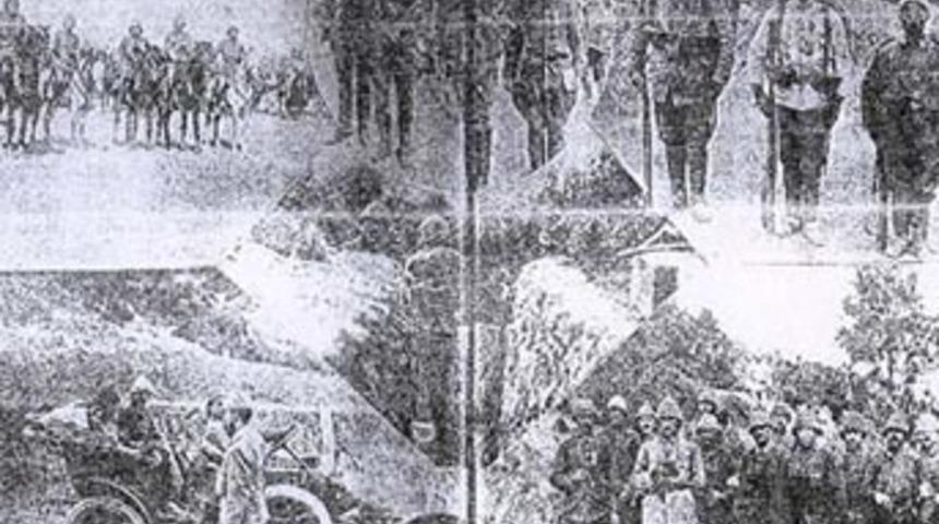 Ata'nın &Ccedil;anakkale'deki ilk fotoğrafı