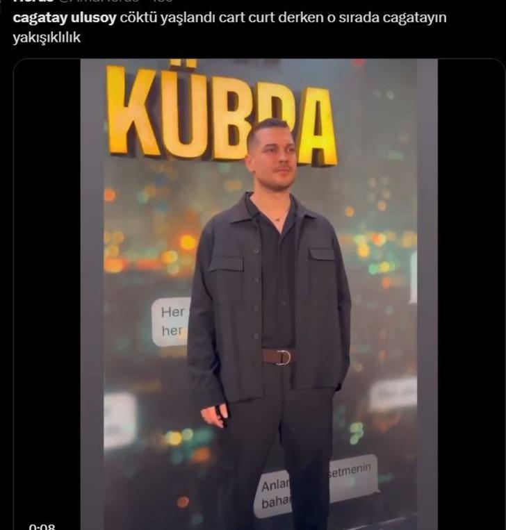 "Kilo aldı, saç sakal karıştı" denmişti! Çağatay Ulusoy'a Kübra galasında bir bakan bir daha baktı G2