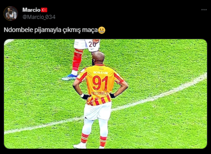 Ndombele'nin Ümraniyespor maçındaki kombini sosyal medyada gündem oldu! 'Hıyarlı baba' benzetmesi binlerce beğeni aldı G3
