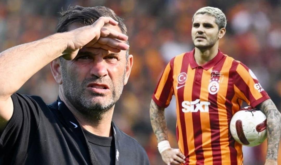 Trabzonspor derbisinde sahada olacak mı? Okan Buruk'tan &Uuml;mraniyespor ma&ccedil;ının ardından Icardi a&ccedil;ıklaması