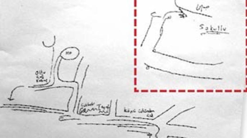 Kıyamet bu kroki y&uuml;z&uuml;nden koptu!