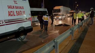 Bursa'da devrilen motosikletin sürücüsü öldü