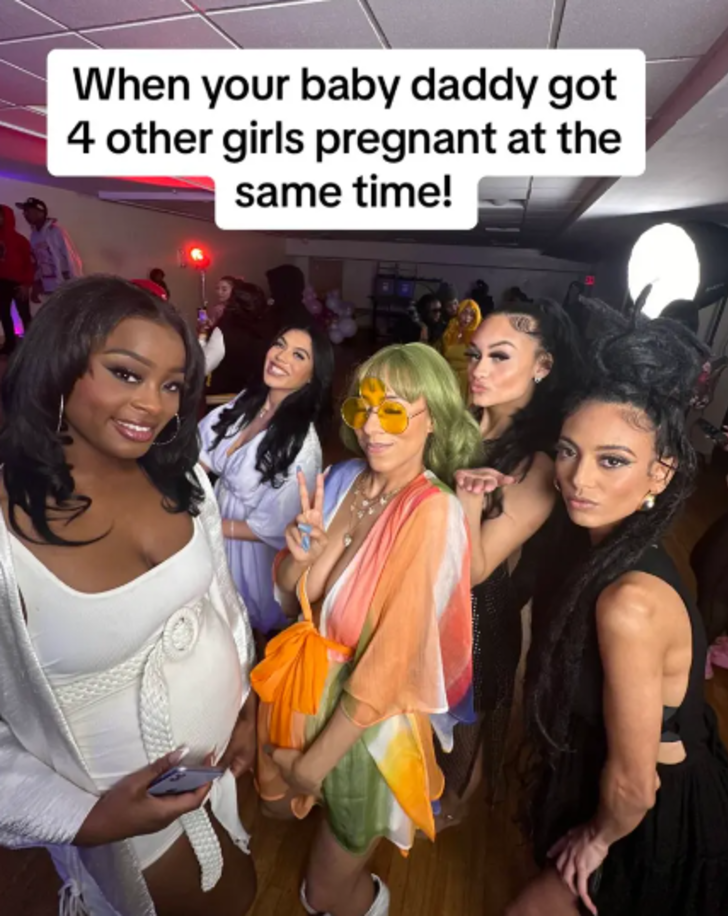 Amerikalı ünlü şarkıcı aynı anda hamile kalan 5 sevgilisi için ortak parti düzenledi! "Kardeş eşler olduk" G2