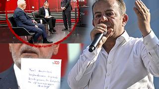 Canlı yayında 'istifa' çıkışı stüdyoyu hareketlendirdi! Tanju Özcan imzaladı, o kağıt ekranlara yansıdı