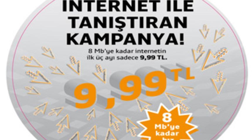 TTNET&rsquo;ten 9.99 TL&rsquo;ye hızlı internet