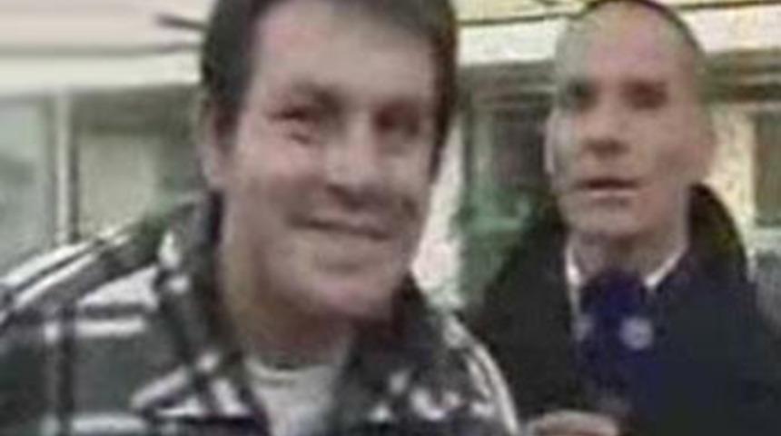 Canlı yayın magandası!