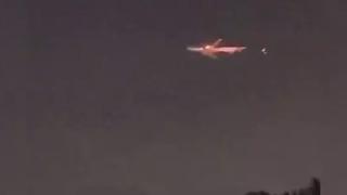 ABD'de Boeing 747 tipi kargo uçağı havalandıktan sonra alev aldı! Acil iniş yaptı