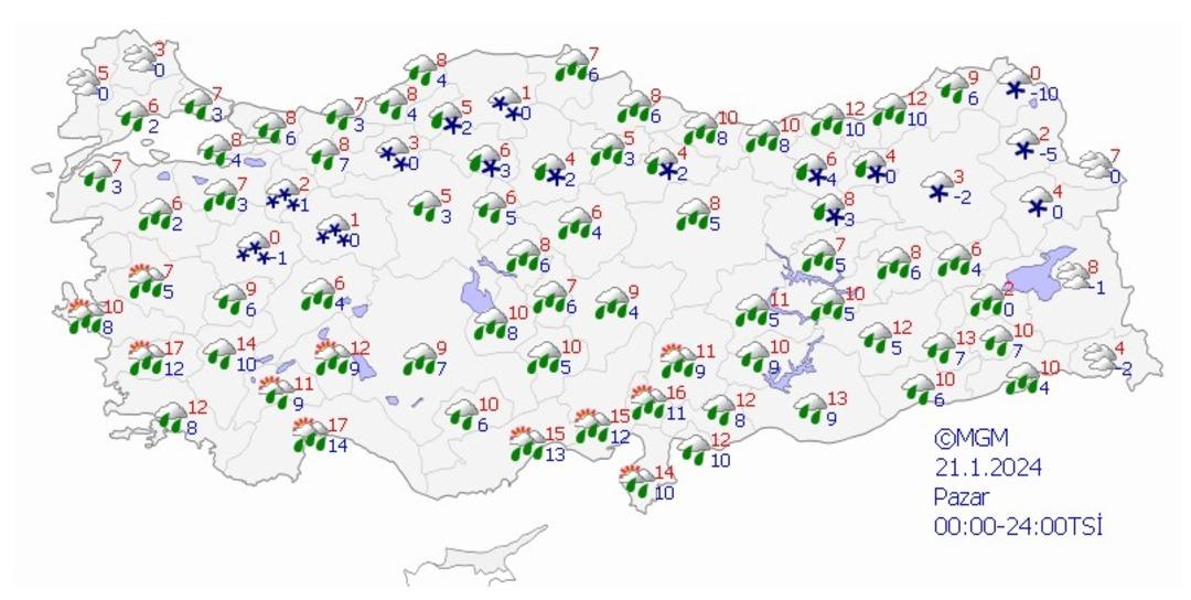 Meteoroloji'den 9 il için uyarı! İstanbul, Bursa... '24 saatte 17 derecelik sıcaklık farkı' Kuvvetli yağış ve kar! Son dakika 20 - 24 Ocak hava durumu 1080xauto