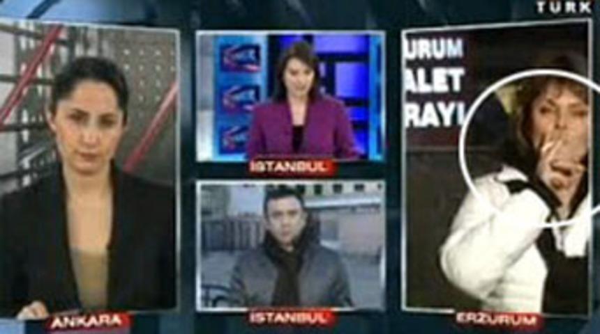 CNN T&uuml;rk ekranında sigara rezilliği