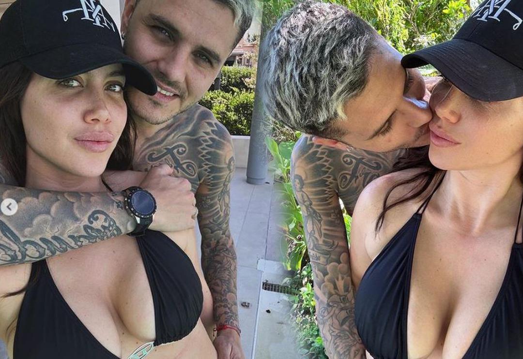 Wanda Nara sosyal medyada g&uuml;ndemde! Icardi'nin şortunun i&ccedil;ine buz atınca Galatasaray taraftarlarını kendini tutamadı