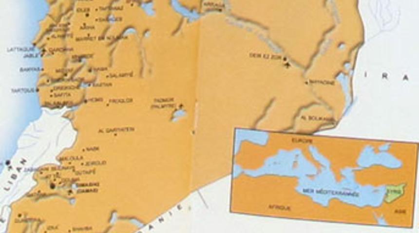 Suriye'den harita skandalı