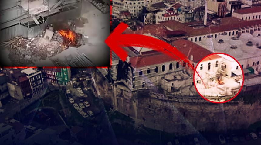 Marmara Üniversitesi'nden İstanbul semalarına dumanlar yükseldi: Tarihi binanın restorasyonunda riskli anlar