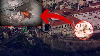 Marmara Üniversitesi'nden İstanbul semalarına dumanlar yükseldi: Tarihi binanın restorasyonunda riskli anlar