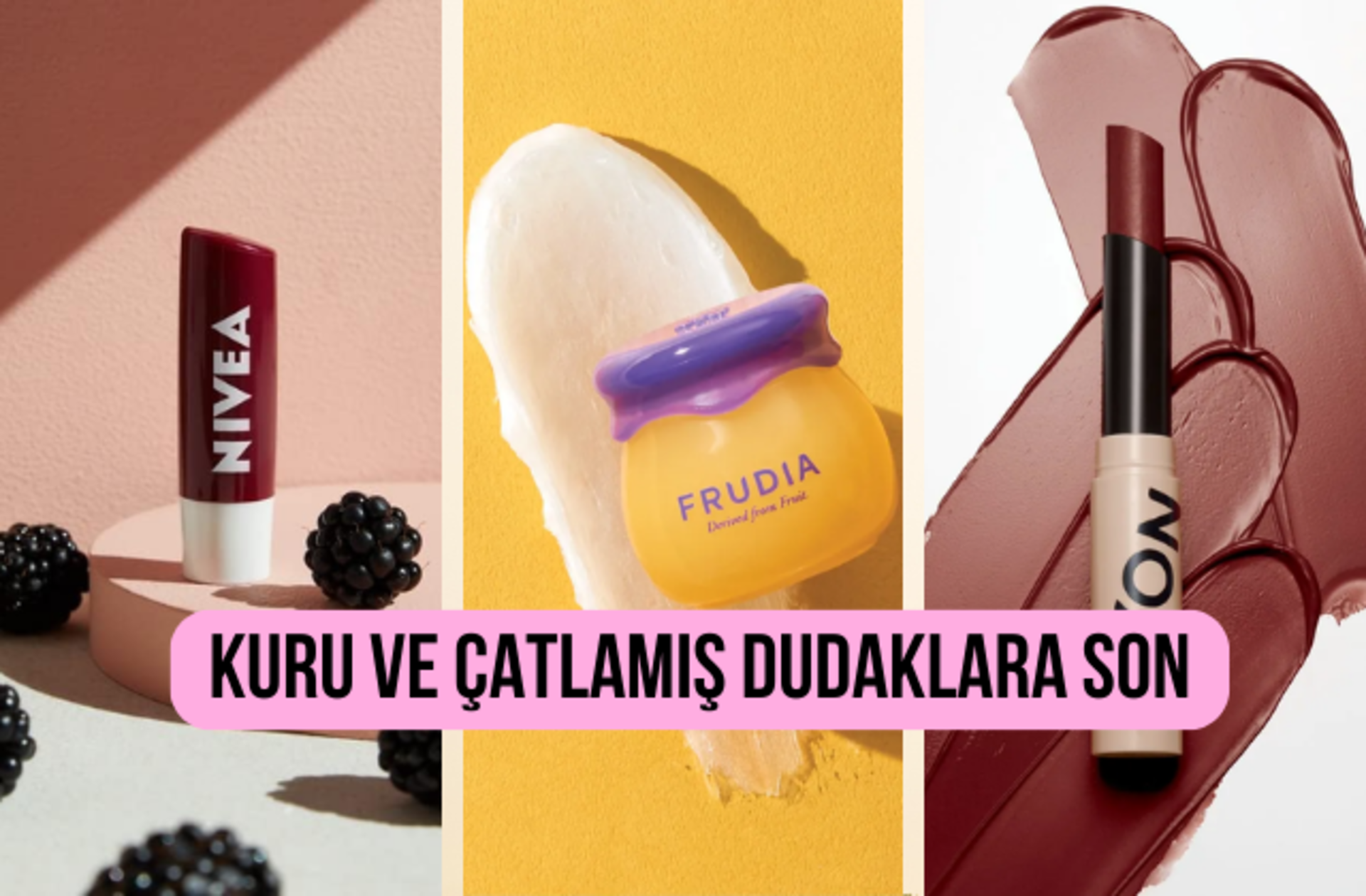 Soğuk havaların etkisiyle kuruyan dudaklarınıza merhem olacak nemlendirici balm önerileri