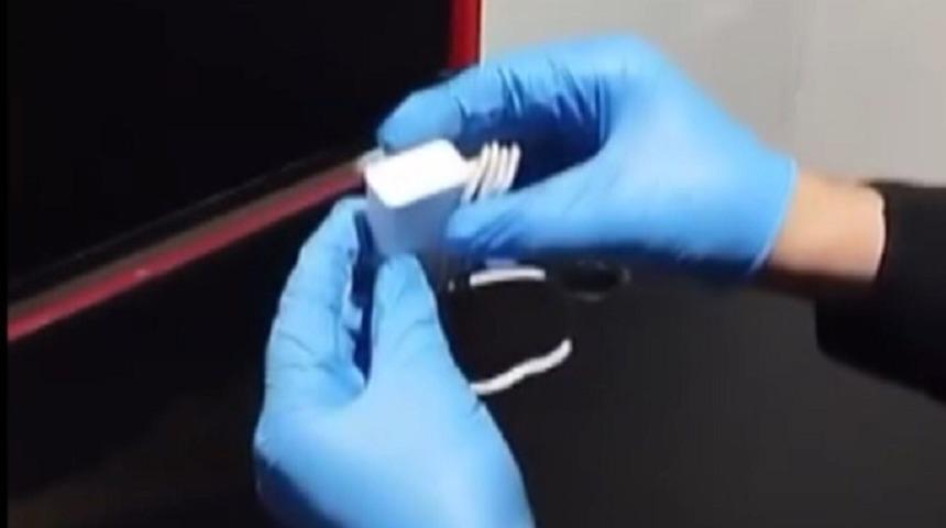 "Bu kadarına pes" dedirtecek görüntü: Şarj aletinde uyuşturucu bulundu